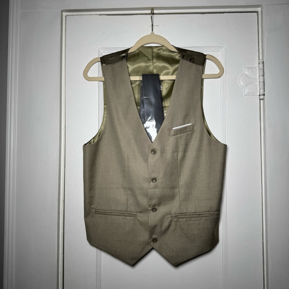 Men's Desert Sage Vest Set Size Small